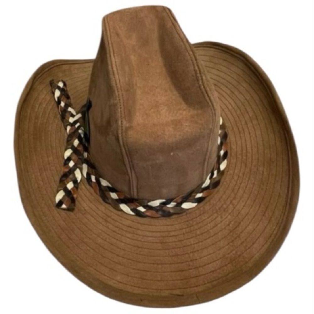 COWBOY HAT VINTAGE 1980s RESISTOL MENS
WESTERN SUEDE GORGEOUS MEDIUM MADE USA